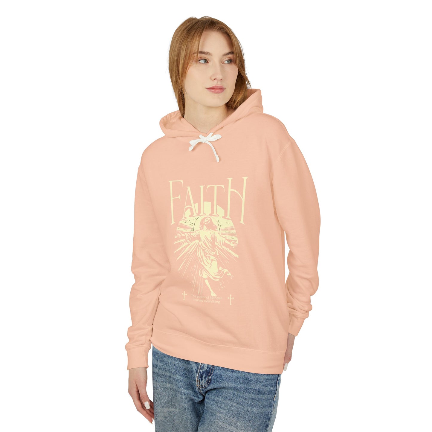 Unisex Lightweight Hooded Sweatshirt (Born Libre)