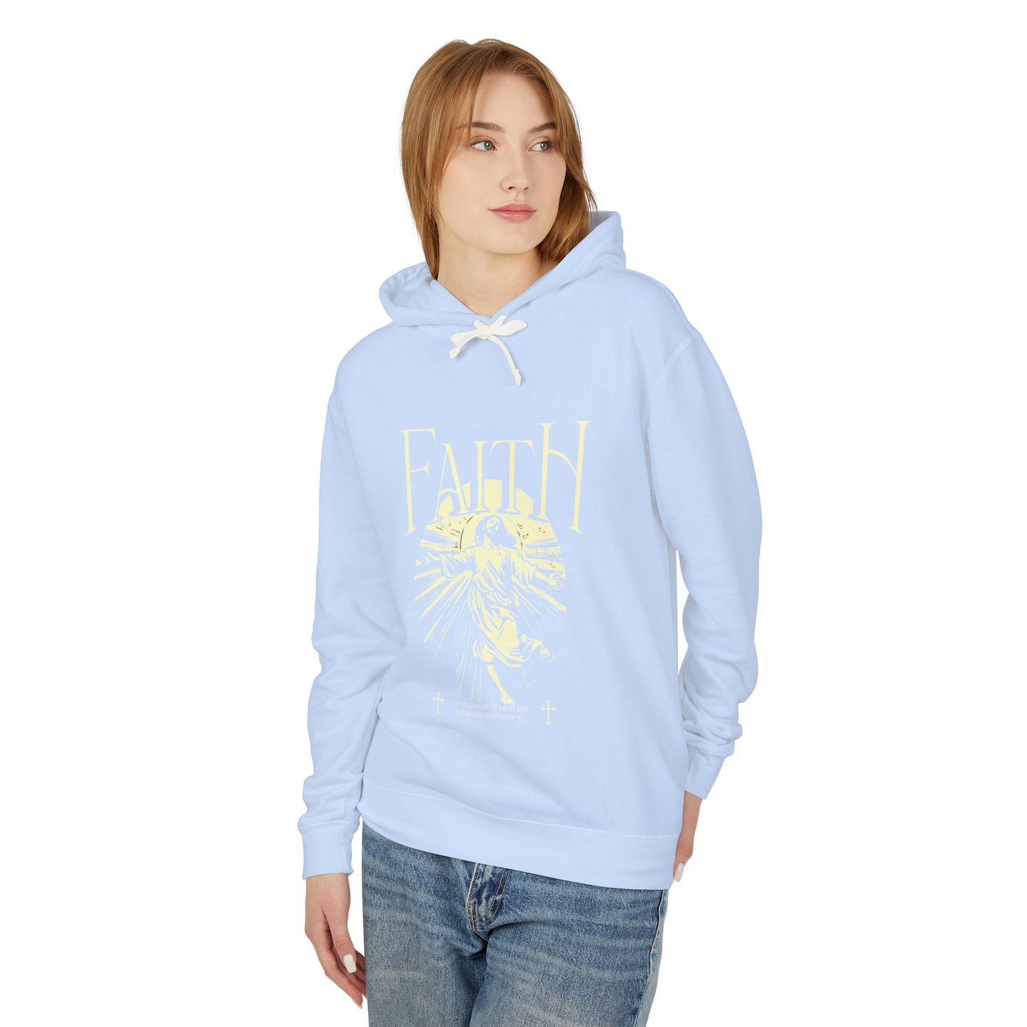 Unisex Lightweight Hooded Sweatshirt (Born Libre)