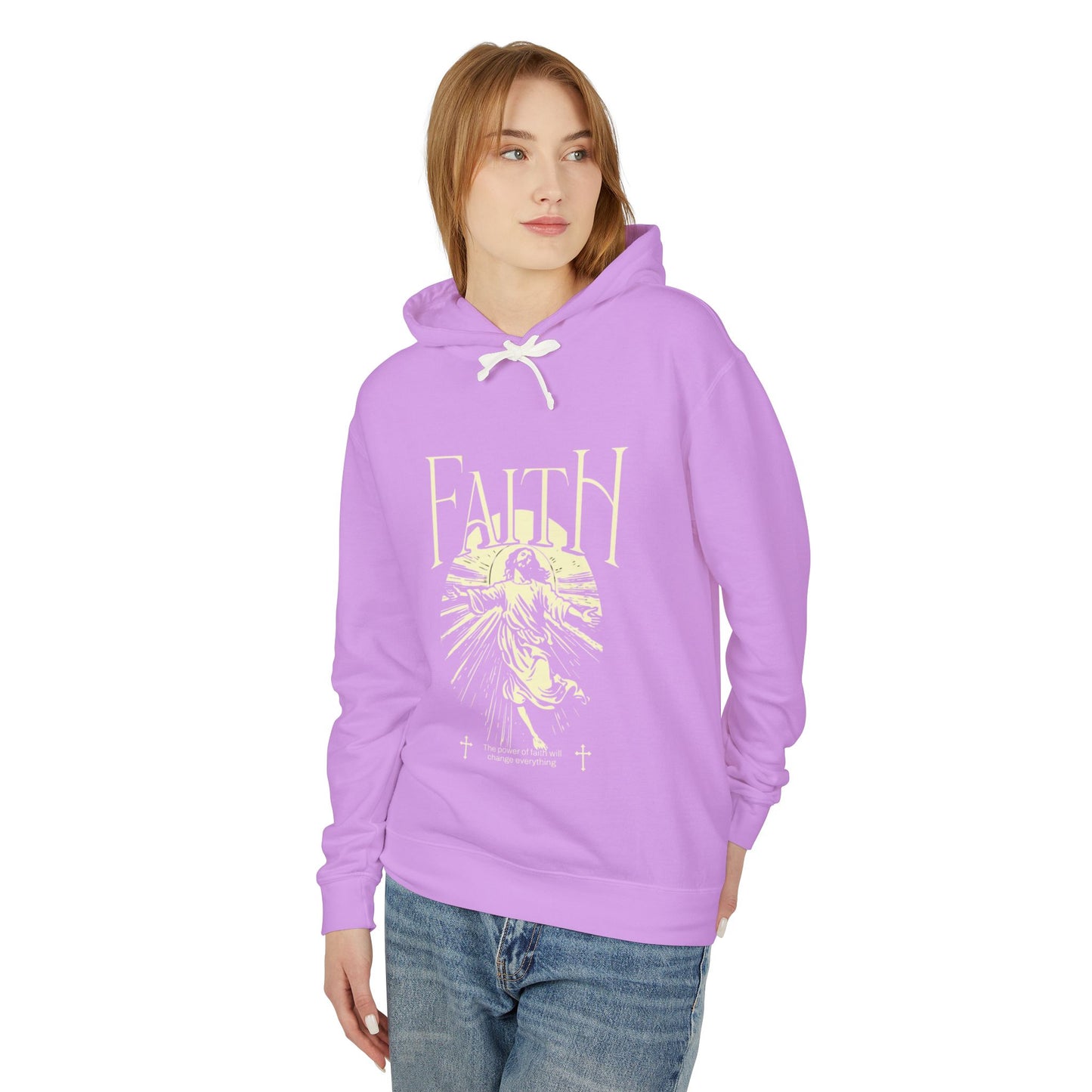 Unisex Lightweight Hooded Sweatshirt (Born Libre)