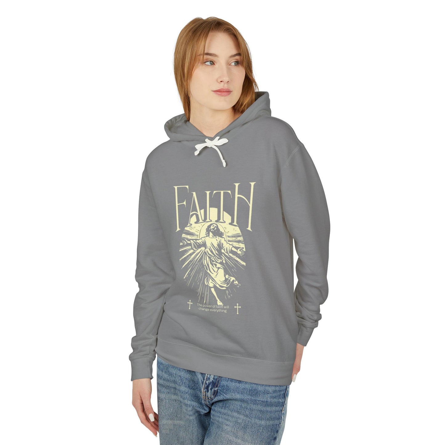 Unisex Lightweight Hooded Sweatshirt (Born Libre)