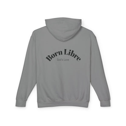 Unisex Lightweight Hooded Sweatshirt (Born Libre)