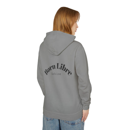 Unisex Lightweight Hooded Sweatshirt (Born Libre)