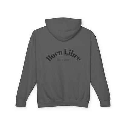 Unisex Lightweight Hooded Sweatshirt (Born Libre)