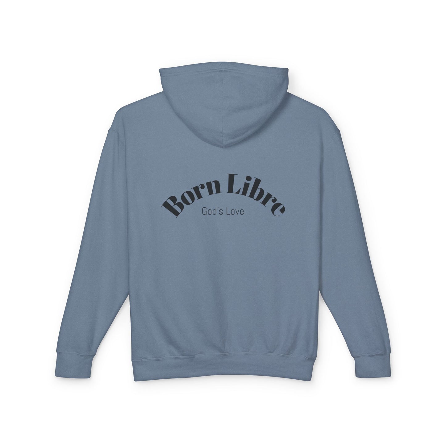 Unisex Lightweight Hooded Sweatshirt (Born Libre)
