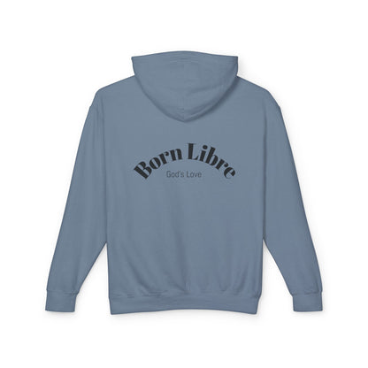Unisex Lightweight Hooded Sweatshirt (Born Libre)