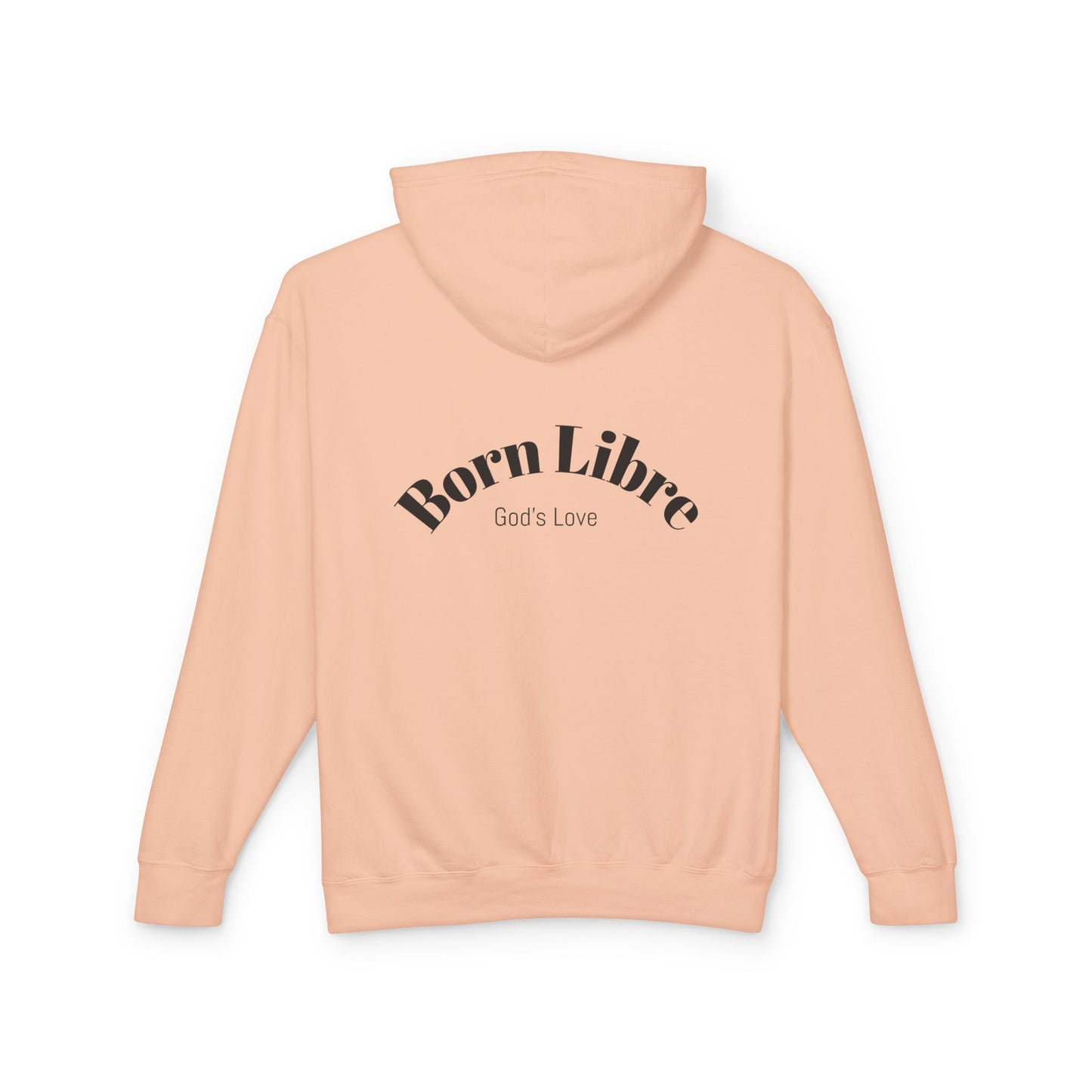 Unisex Lightweight Hooded Sweatshirt (Born Libre)