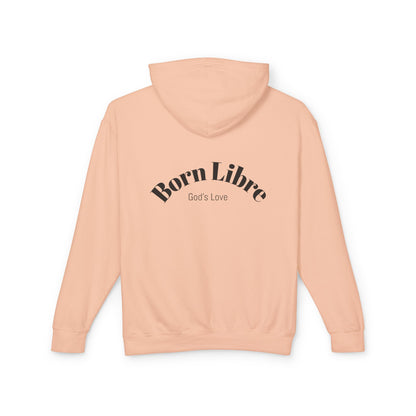 Unisex Lightweight Hooded Sweatshirt (Born Libre)