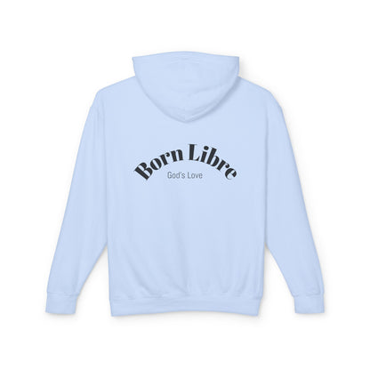 Unisex Lightweight Hooded Sweatshirt (Born Libre)