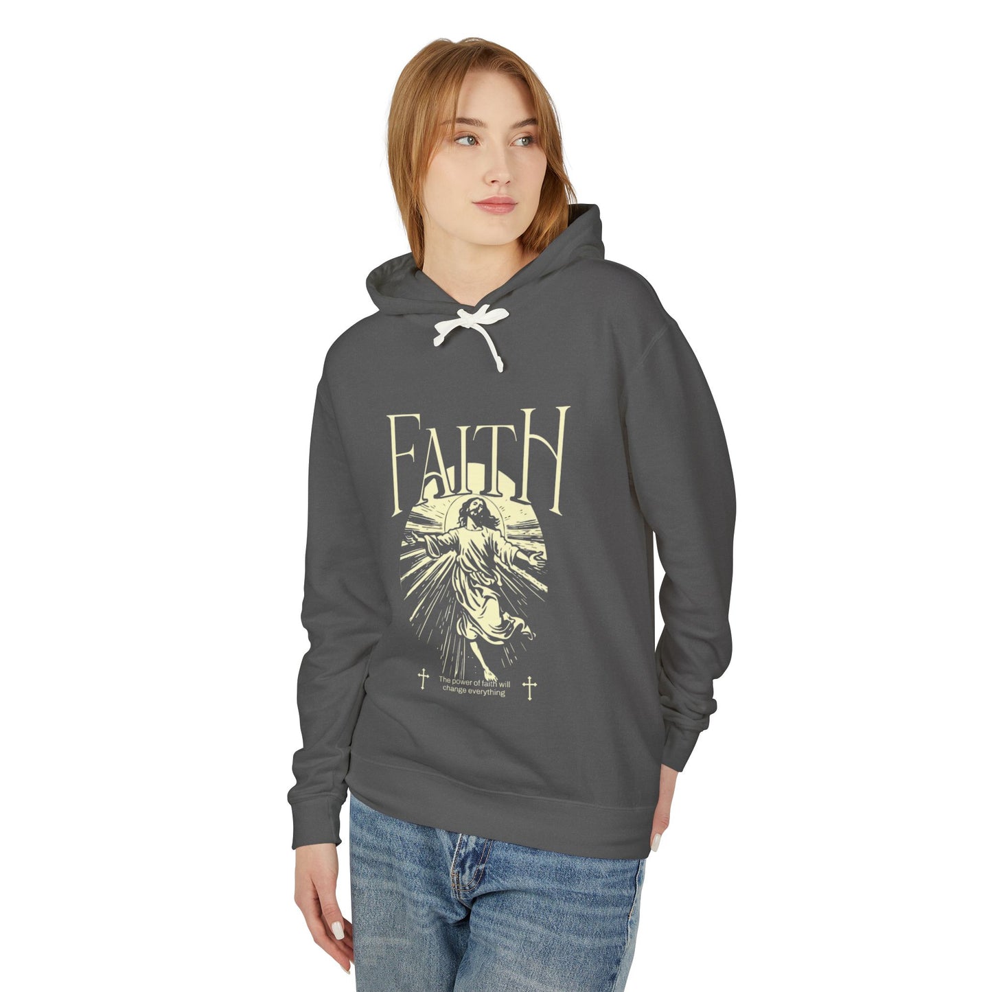 Unisex Lightweight Hooded Sweatshirt (Born Libre)