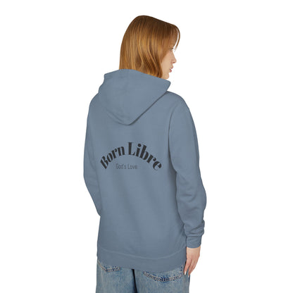 Unisex Lightweight Hooded Sweatshirt (Born Libre)